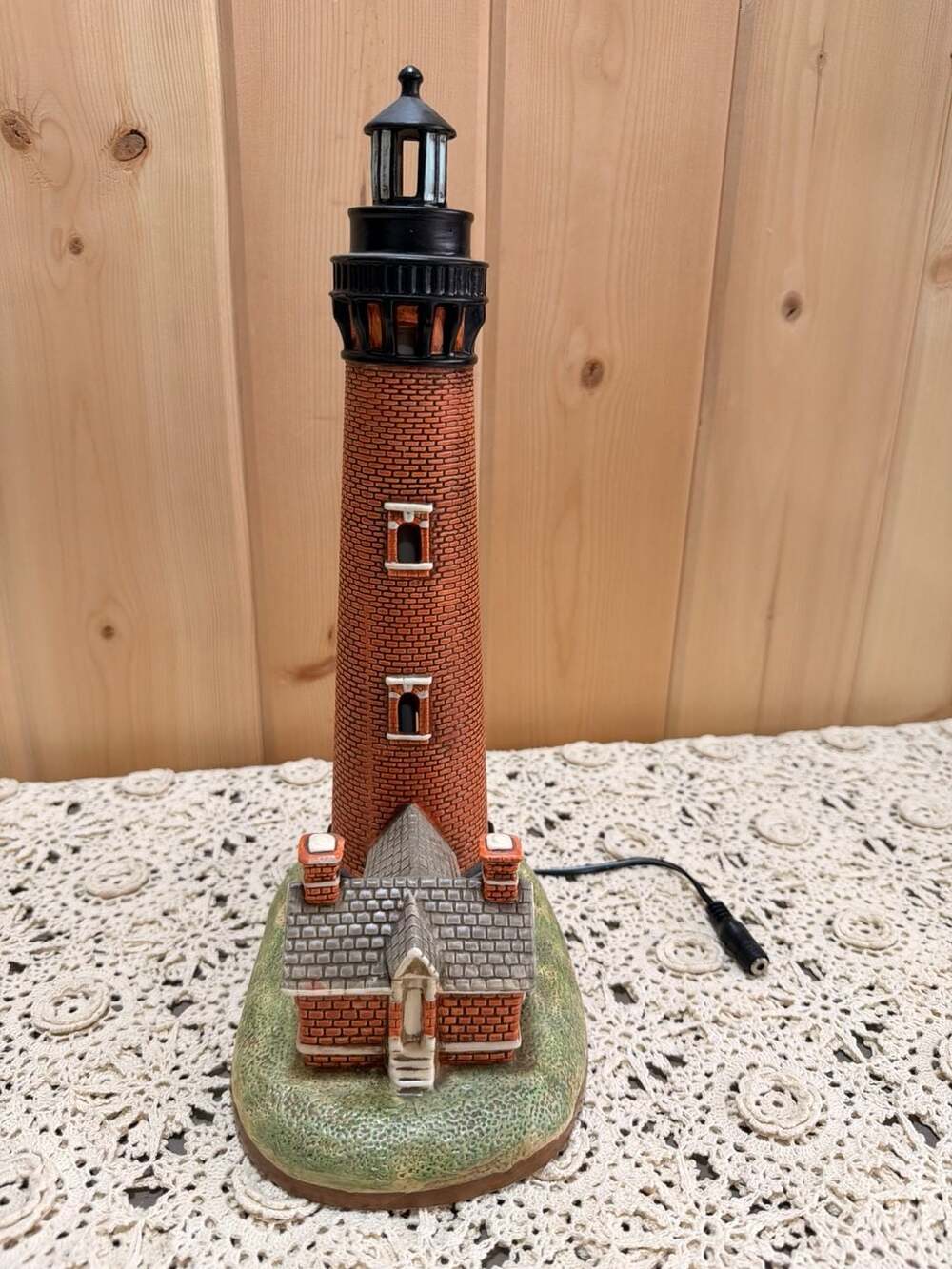 Vintage Nautical Light Geo Z Lefton Currituck Beach NC Lighthouse Lamp - Picture 5 of 8